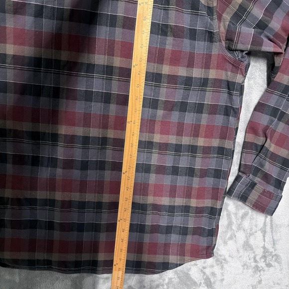 Carhartt Shirt Mens 3XL Red Rugged Flex Flannel Relaxed Fit Plaid Long Sleeve - Picture 7 of 9